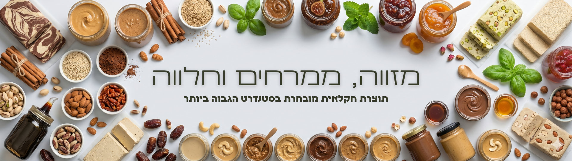 מזווה,ממרחים וחלוות